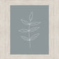 Minimalist Leaves Blue