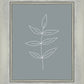 Minimalist Leaves Blue
