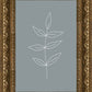 Minimalist Leaves Blue