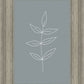 Minimalist Leaves Blue