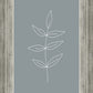 Minimalist Leaves Blue