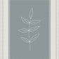 Minimalist Leaves Blue