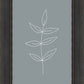 Minimalist Leaves Blue