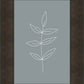 Minimalist Leaves Blue
