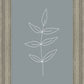 Minimalist Leaves Blue