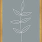 Minimalist Leaves Blue