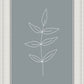 Minimalist Leaves Blue