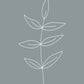 Minimalist Leaves Blue