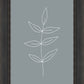 Minimalist Leaves Blue