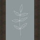 Minimalist Leaves Blue