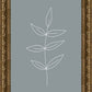 Minimalist Leaves Blue