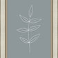 Minimalist Leaves Blue