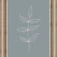 Minimalist Leaves Blue