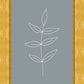 Minimalist Leaves Blue