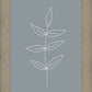 Minimalist Leaves Blue