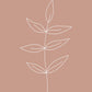 Minimalist Leaves Pink