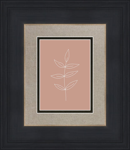 Minimalist Leaves Pink