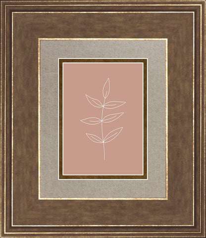 Minimalist Leaves Pink