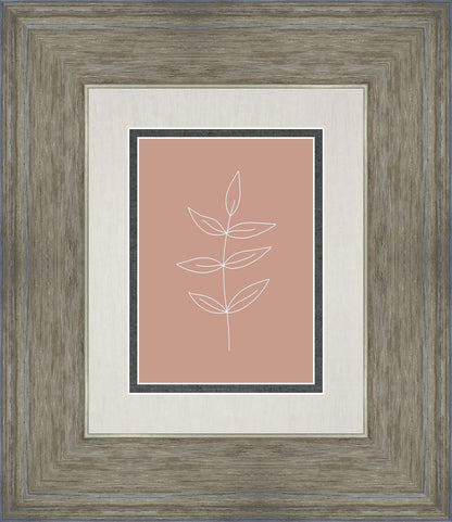Minimalist Leaves Pink