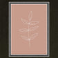 Minimalist Leaves Pink