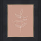 Minimalist Leaves Pink