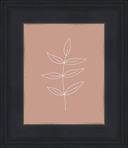 Minimalist Leaves Pink