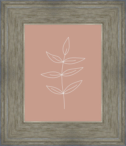 Minimalist Leaves Pink