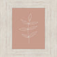 Minimalist Leaves Pink