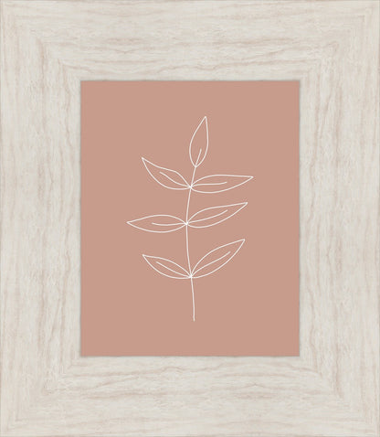 Minimalist Leaves Pink
