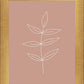 Minimalist Leaves Pink