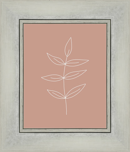 Minimalist Leaves Pink