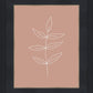 Minimalist Leaves Pink