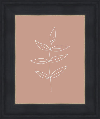 Minimalist Leaves Pink