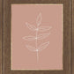 Minimalist Leaves Pink