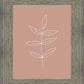 Minimalist Leaves Pink