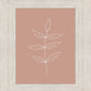 Minimalist Leaves Pink