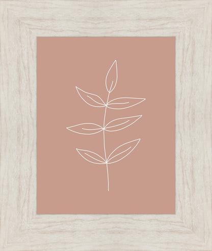Minimalist Leaves Pink