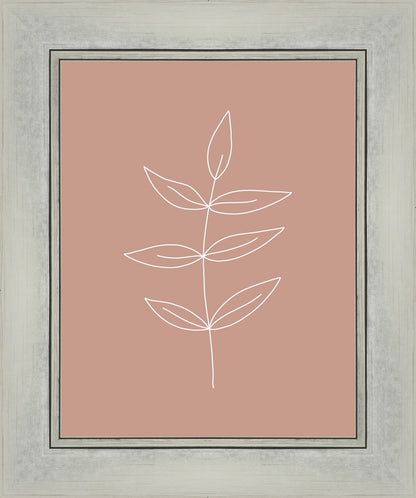 Minimalist Leaves Pink