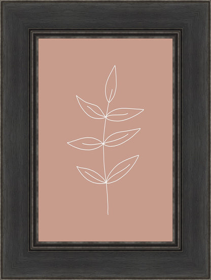 Minimalist Leaves Pink