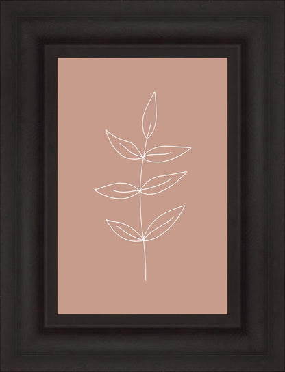 Minimalist Leaves Pink