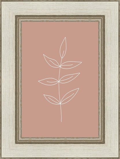 Minimalist Leaves Pink