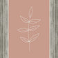 Minimalist Leaves Pink