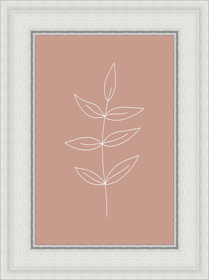 Minimalist Leaves Pink