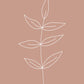 Minimalist Leaves Pink