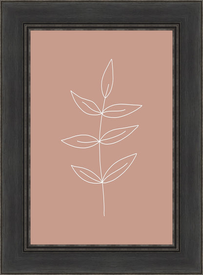 Minimalist Leaves Pink
