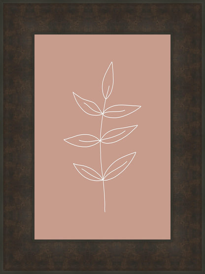 Minimalist Leaves Pink