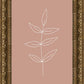 Minimalist Leaves Pink