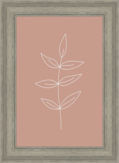 Minimalist Leaves Pink