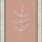 Minimalist Leaves Pink