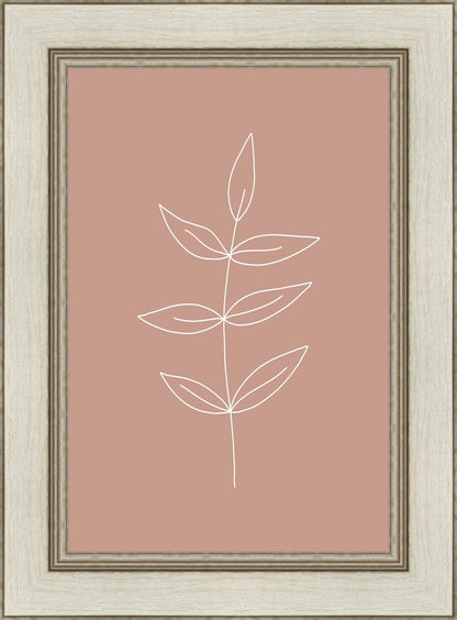 Minimalist Leaves Pink
